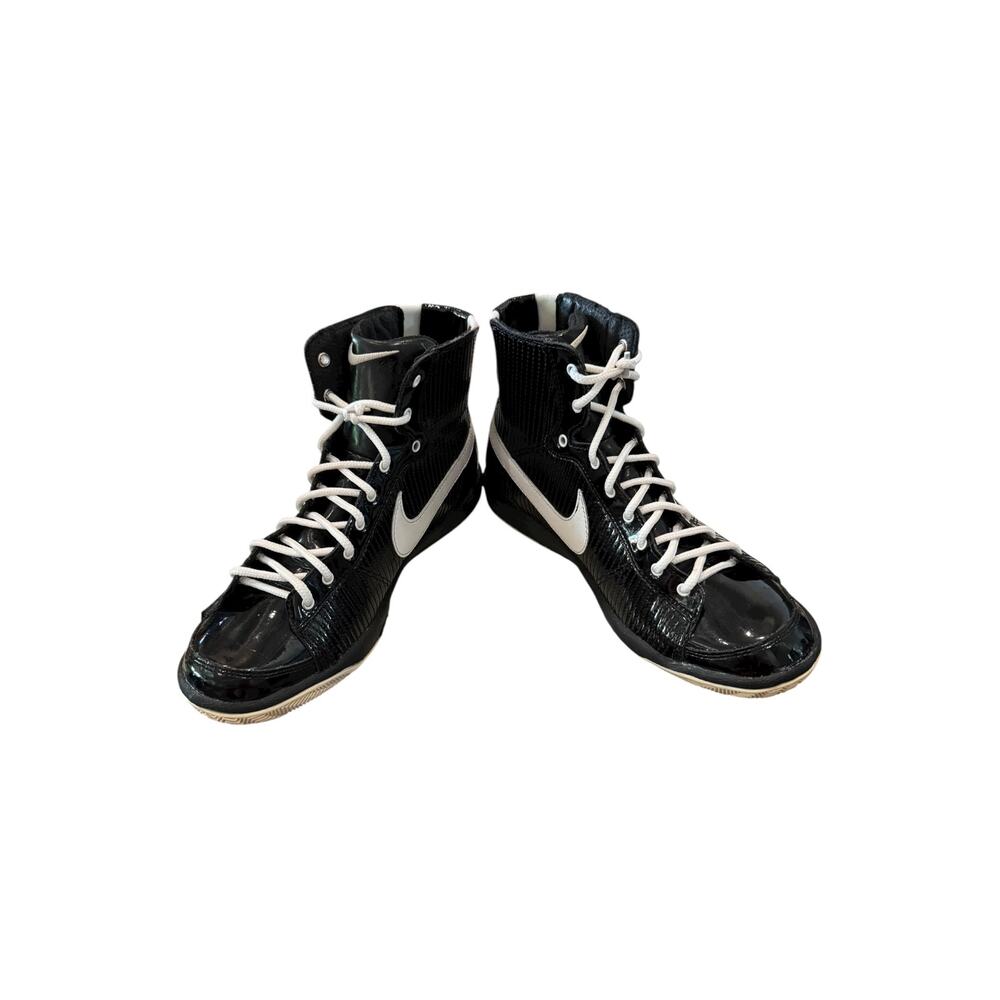 Nike Blazer Metro High Black White Women’s Sneakers US 7 Style 313722-014 - Picture 4 of 7